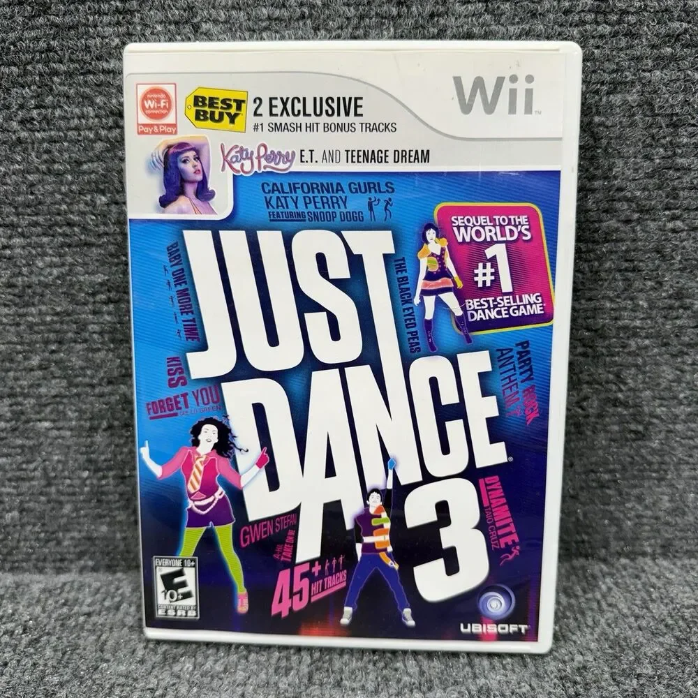 Ubisoft Just Dance 3 Nintendo Wii 2011, Manual Included, Multiplayer Tested